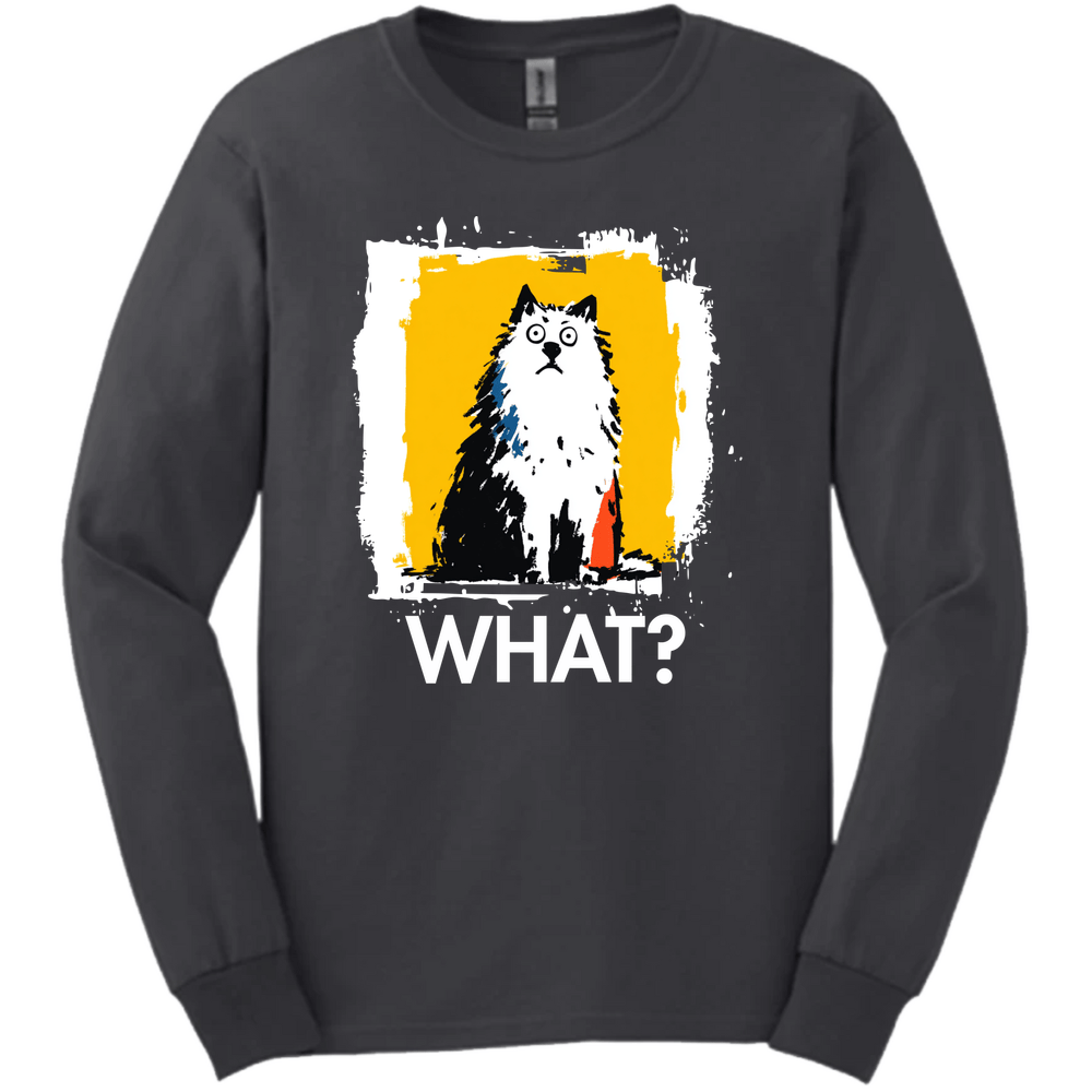 Samoyed - What Dog Long Sleeve Tee - Dark Heather