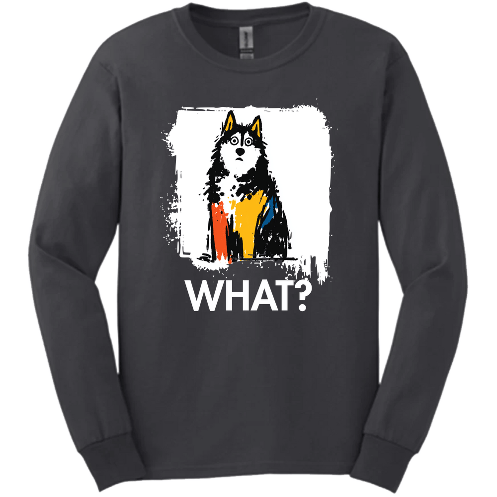 Alaskan Malamute - What Dog Long Sleeve Tee - Dark Heather