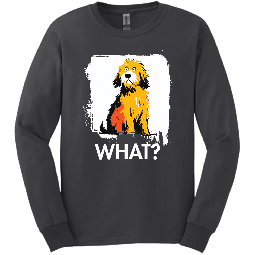 Cockapoo - What Dog Long Sleeve Tee - Dark Heather