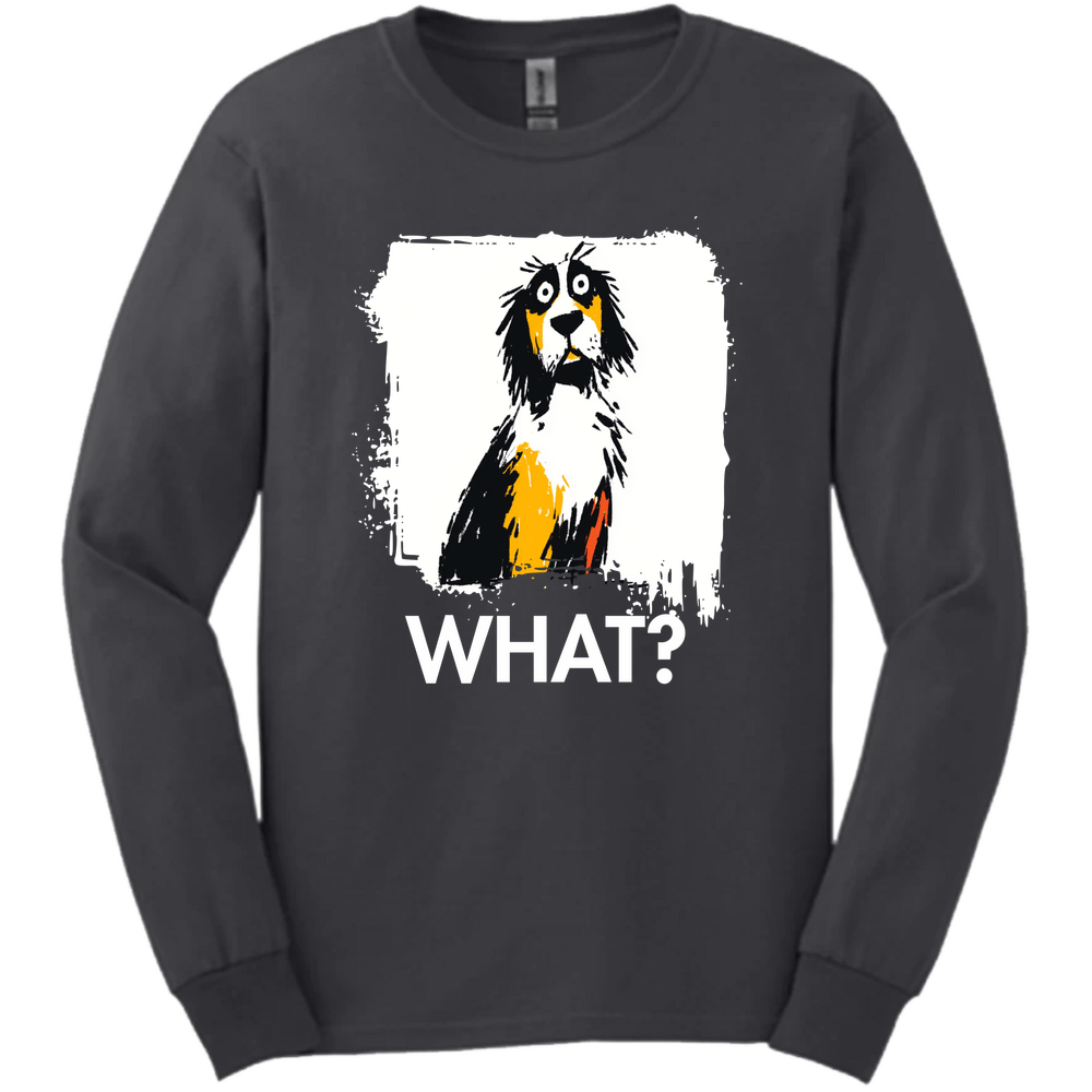 English Setter - What Dog Long Sleeve Tee - Dark Heather