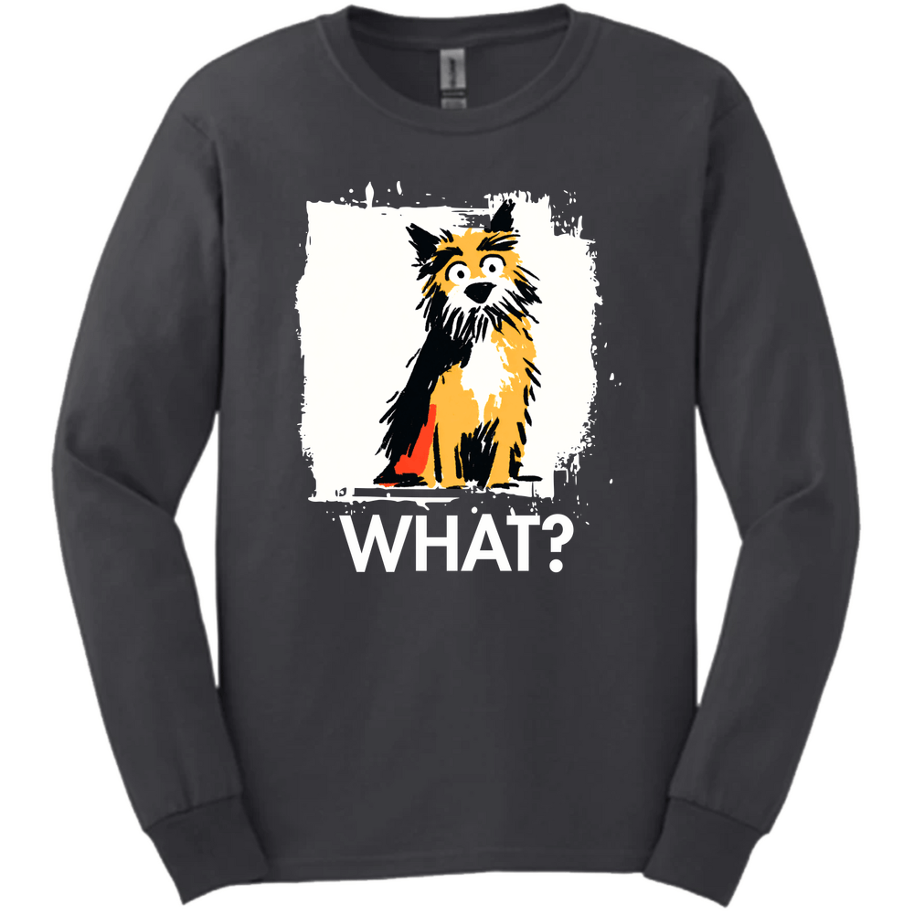 Cairns Terrier - What Dog Long Sleeve Tee - Dark Heather