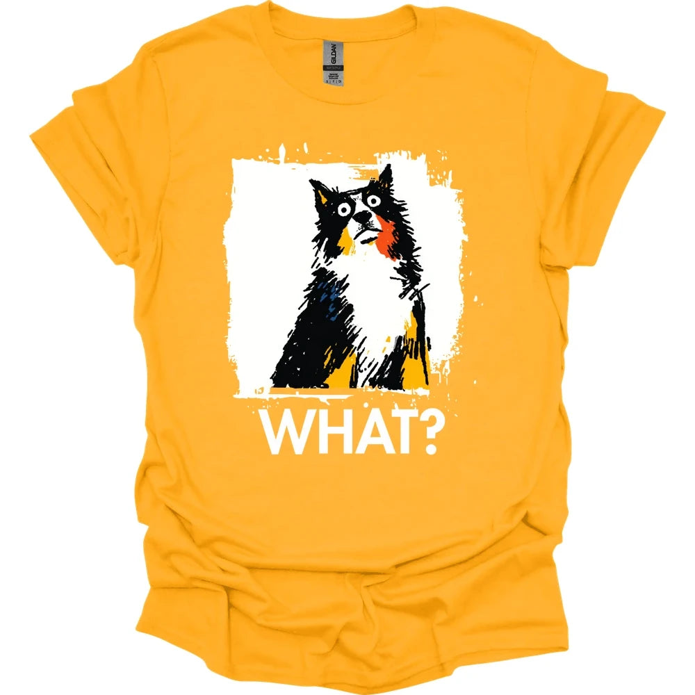 Border Collie - What Dog T-Shirt - Gold