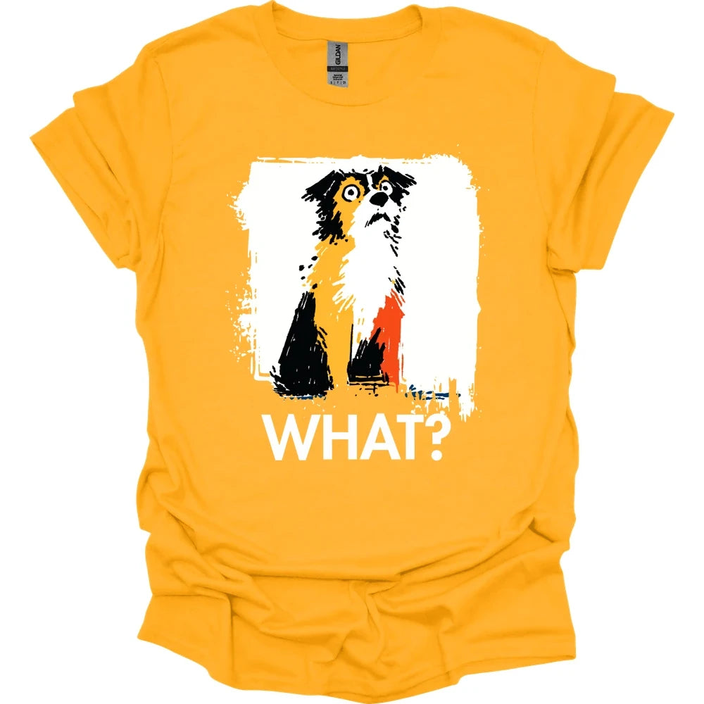 Brittany - What Dog T-Shirt - Gold