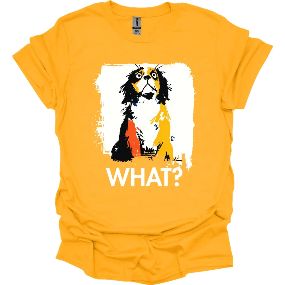 Cavalier King Charles Spaniel - What Dog T-Shirt - Gold
