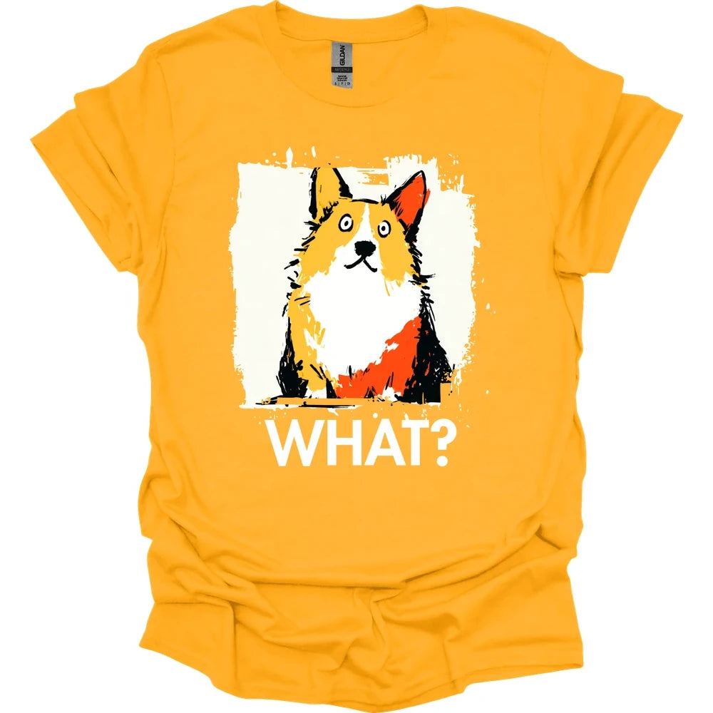 Corgi - What Dog T-Shirt - Gold