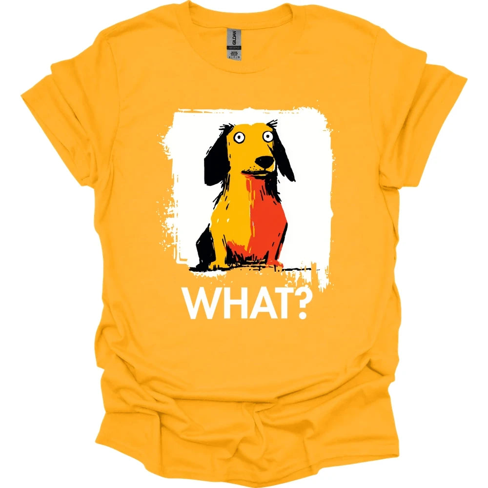 Dachshund - What Dog T-Shirt - Gold