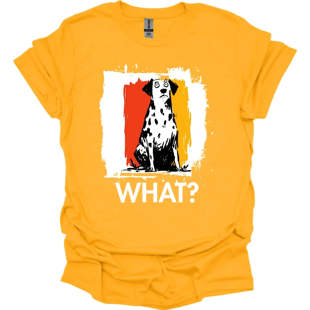 Dalmatian - What Dog T-Shirt - Gold