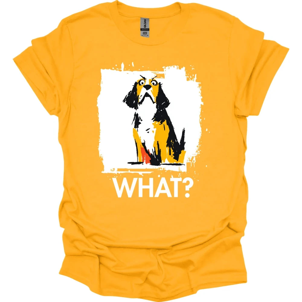 Beagle - What Dog T-Shirt - Gold