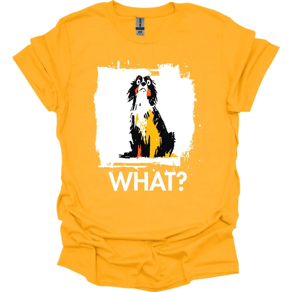 English Springer Spaniel - What Dog T-Shirt - Gold