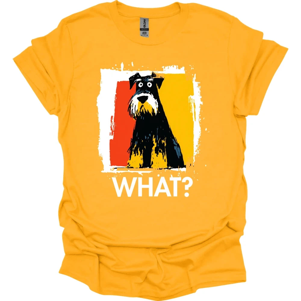 Giant Schnauzer - What Dog T-Shirt - Gold