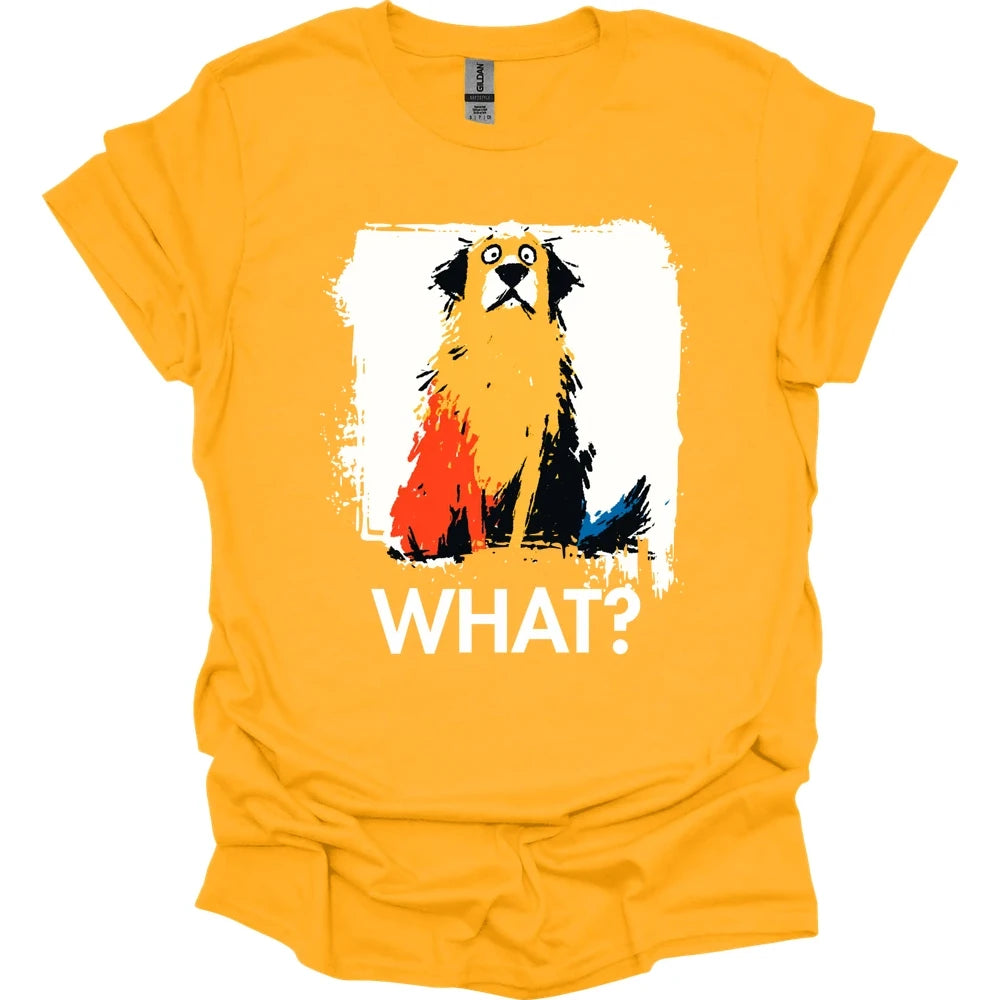 Golden Retriever - What Dog T-Shirt - Gold
