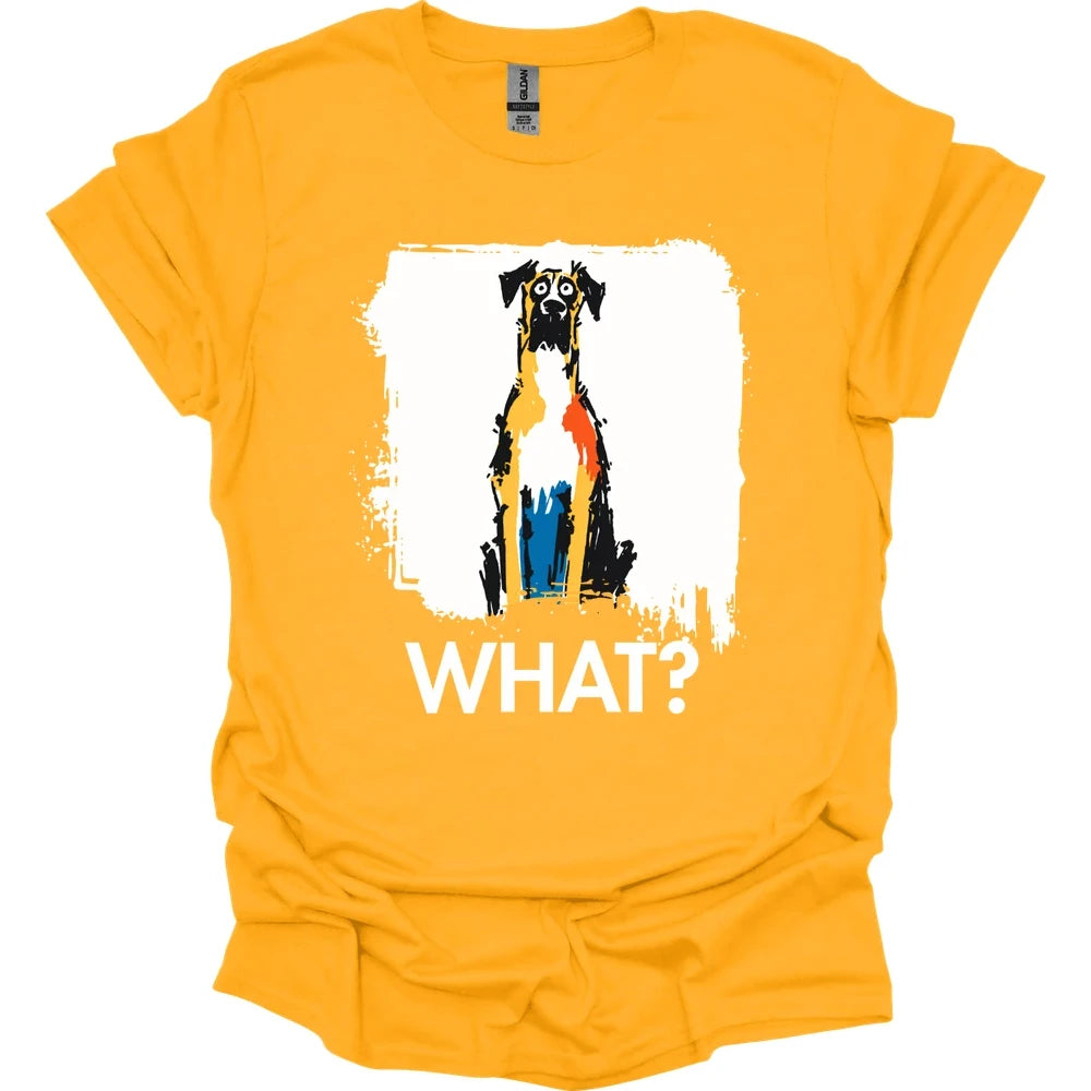 Great Dane - What Dog T-Shirt - Gold