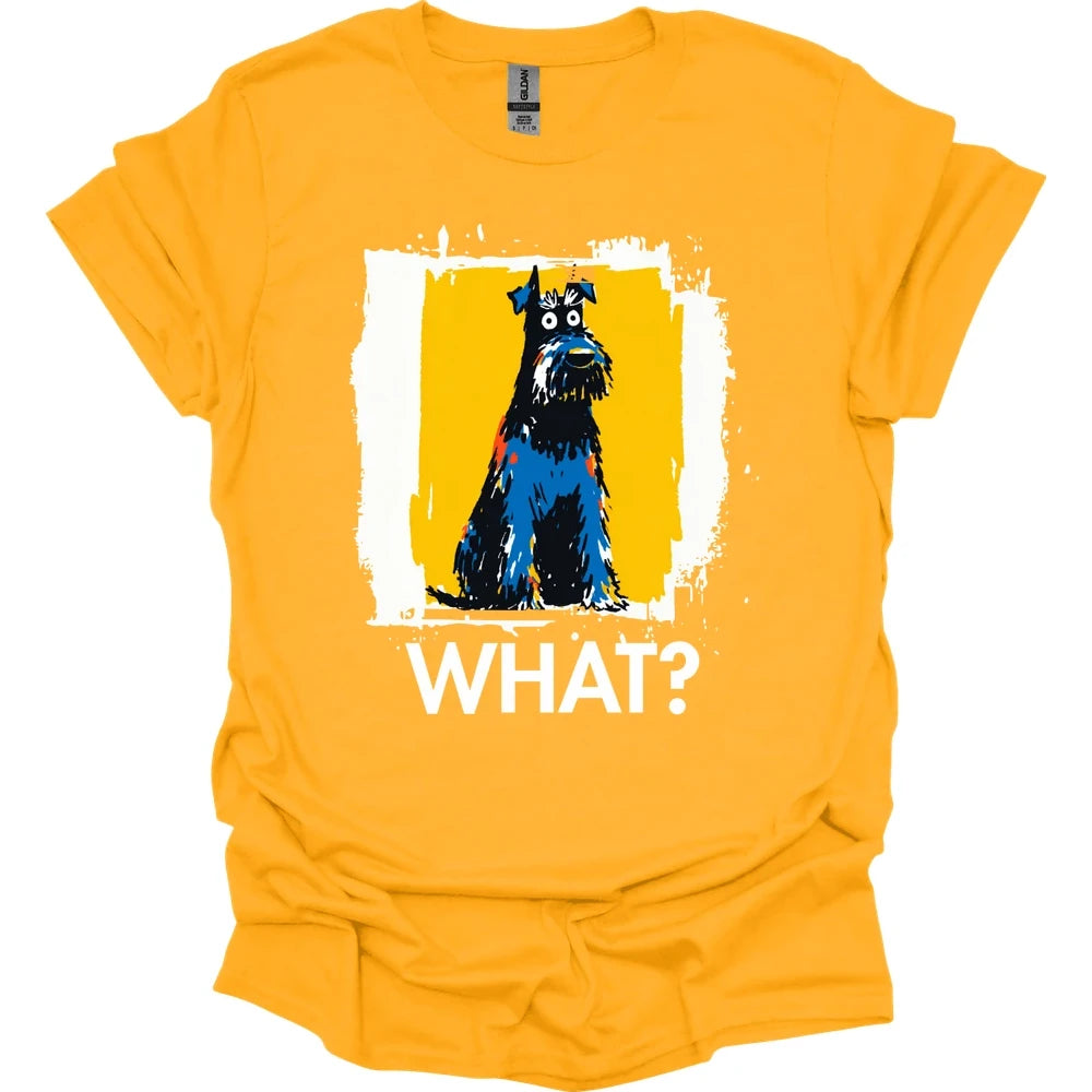 Kerry Blue Terrier - What Dog T-Shirt - Gold