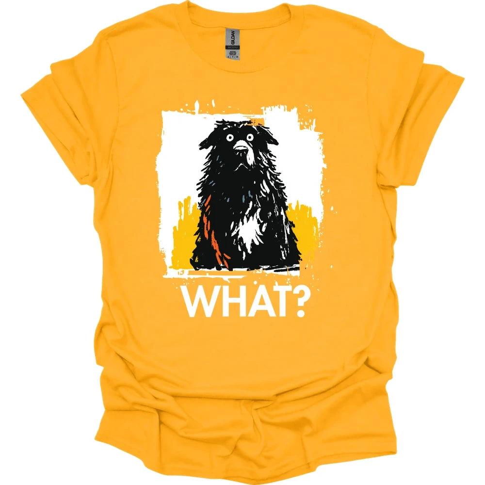 Newfoundland - What Dog T-Shirt - Gold