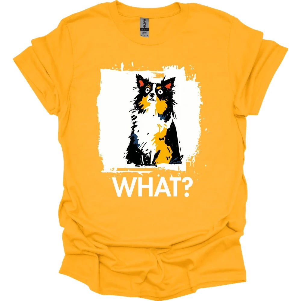 Papillon - What Dog T-Shirt - Gold