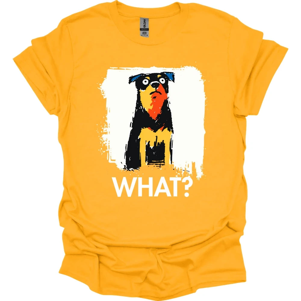 Rottweiler - What Dog T-Shirt - Gold