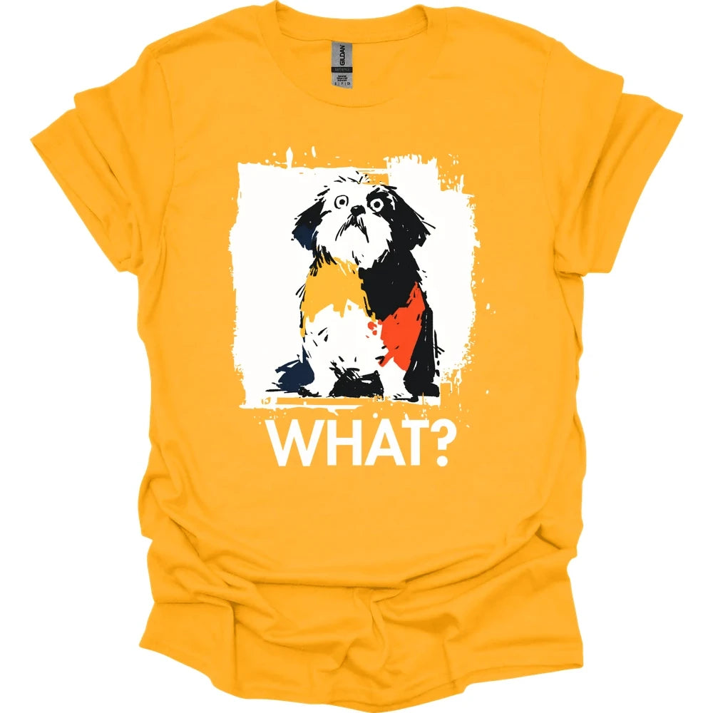 Shih Tzu - What Dog T-Shirt - Gold
