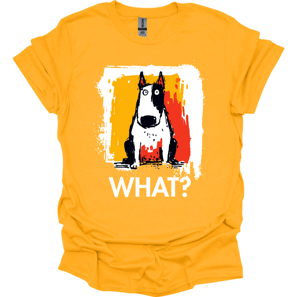 Bull Terrier - What Dog T-Shirt - Gold