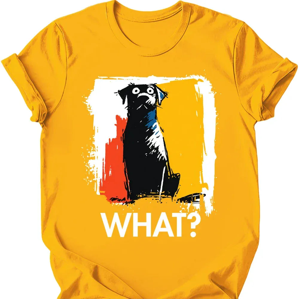 Black Labrador - What Dog T-Shirt - Gold