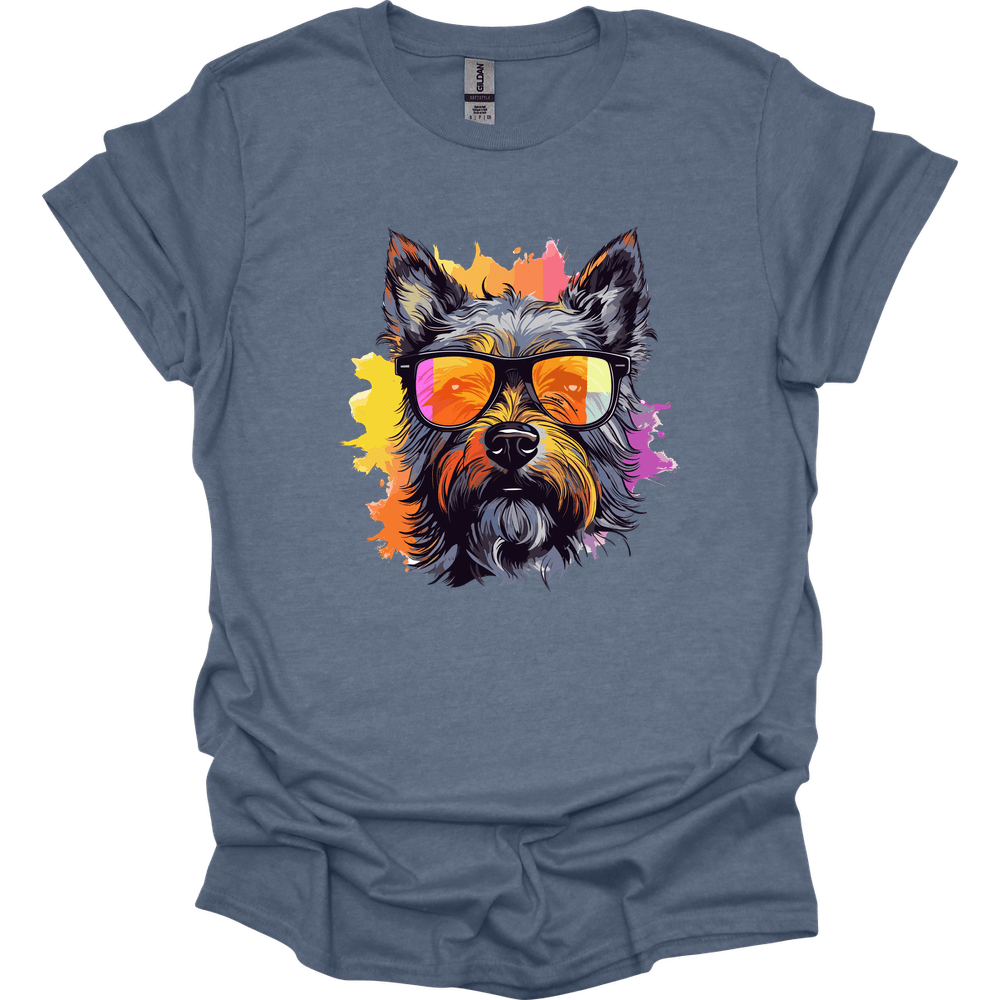 Belgian Laekenois - Top Dog T-Shirt - Heather Indigo
