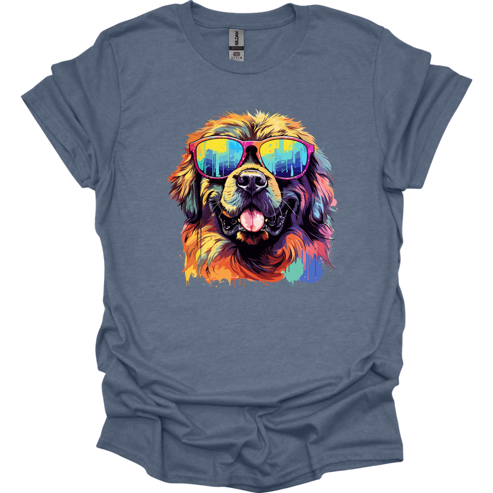 Leonberger - Top Dog T-Shirt - Heather Indigo