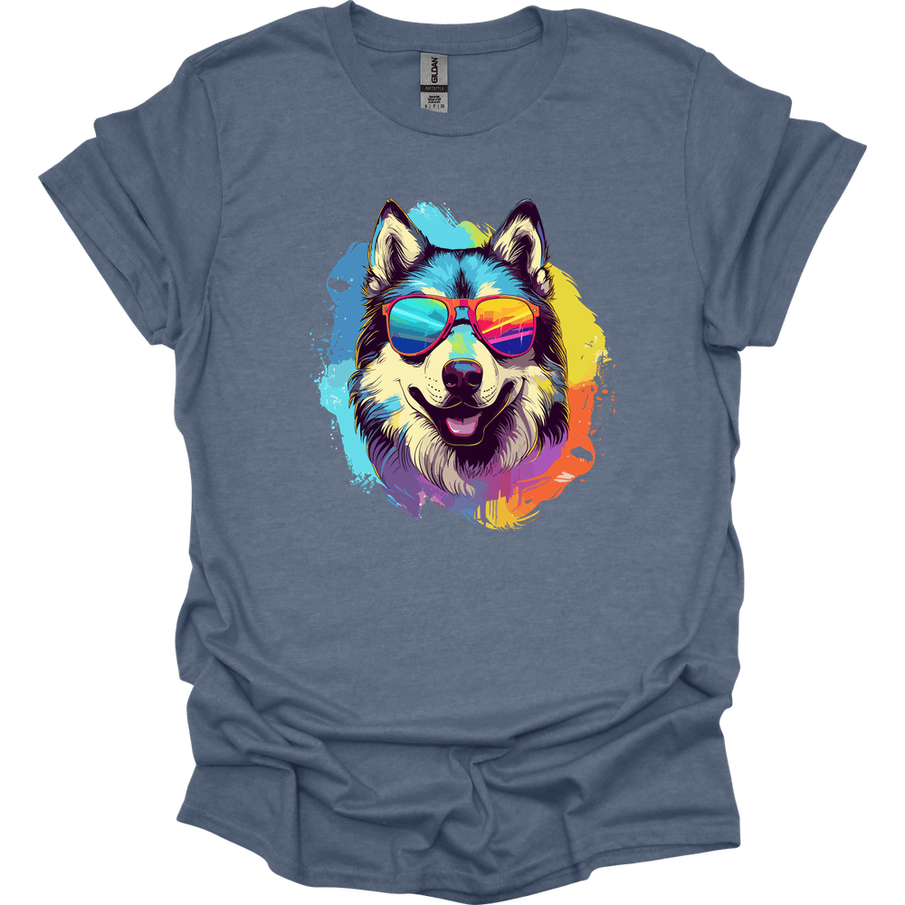 Malamute - Top Dog T-Shirt - Heather Indigo