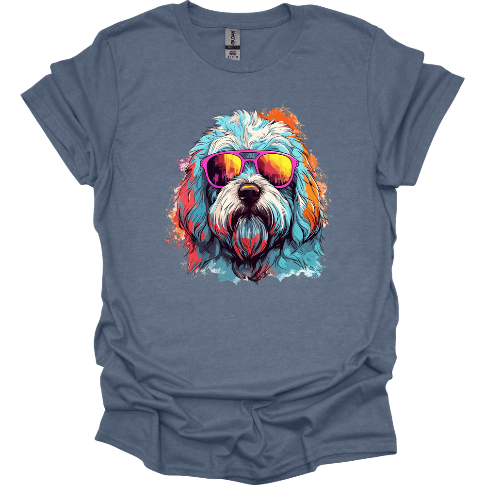 Komondor - Top Dog T-Shirt - Heather Indigo