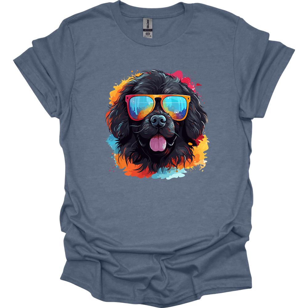Newfoundland - Top Dog T-Shirt - Heather Indigo