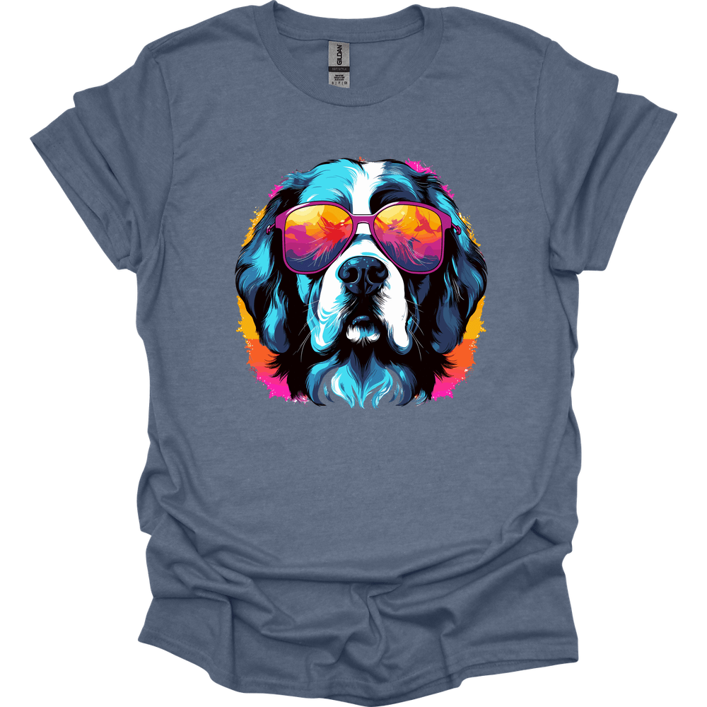 Saint Bernard - Top Dog T-Shirt - Heather Indigo