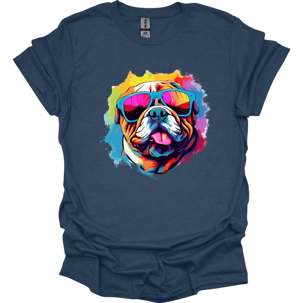 Bulldog - Top Dog T-Shirt - Heather Navy