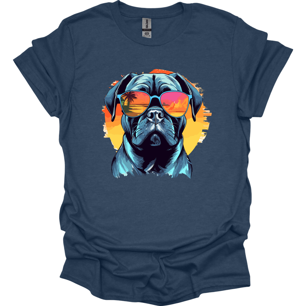 Bullmastiff - Top Dog T-Shirt - Heather Navy