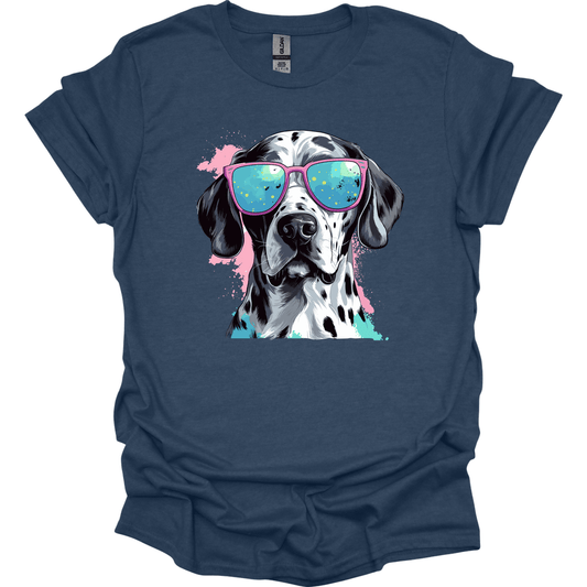 Dalmatian - Top Dog T-Shirt - Heather Navy