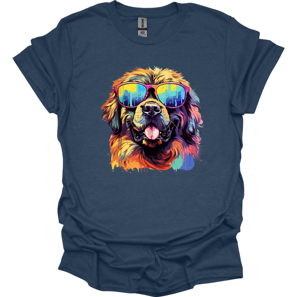 Leonberger - Top Dog T-Shirt - Heather Navy