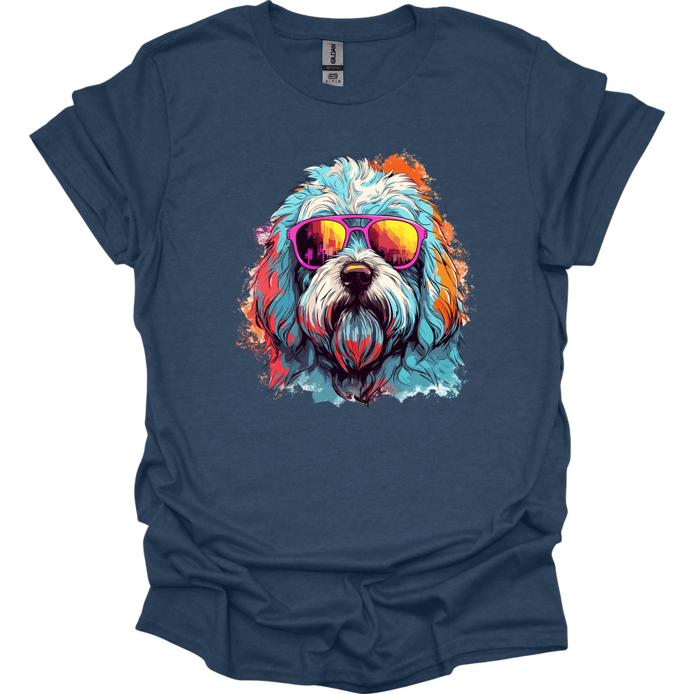 Komondor - Top Dog T-Shirt - Heather Navy
