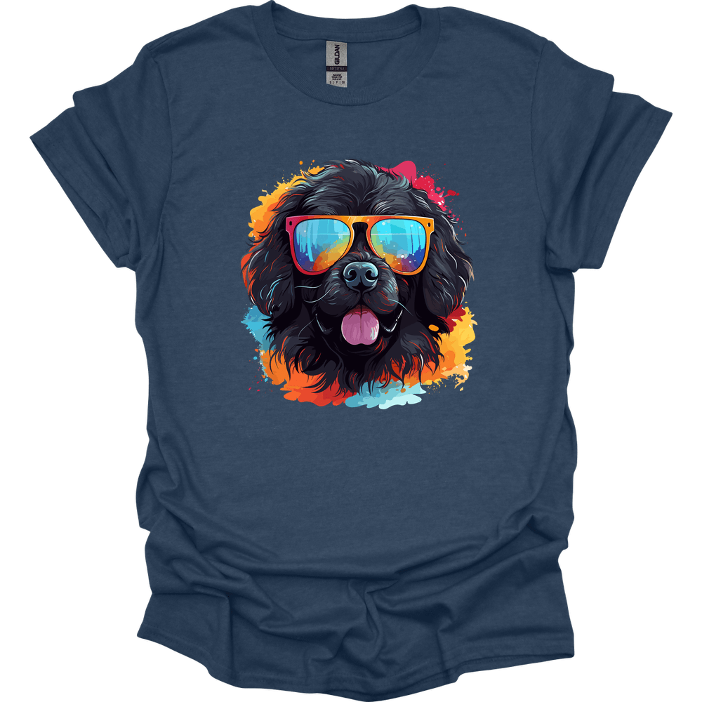 Newfoundland - Top Dog T-Shirt - Heather Navy