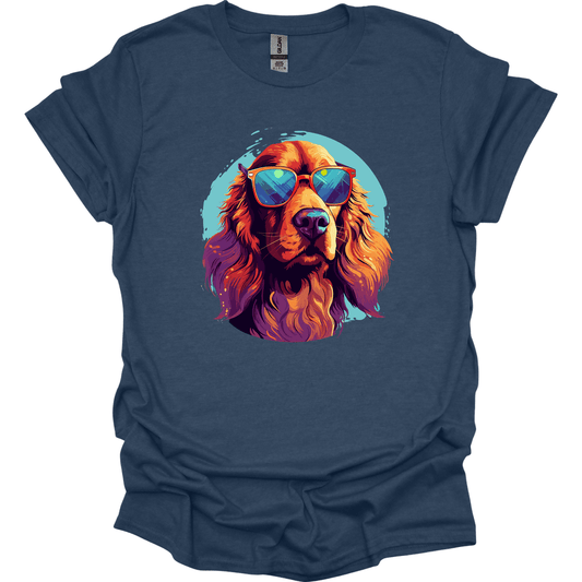 Irish Setter - Top Dog T-Shirt - Heather Navy