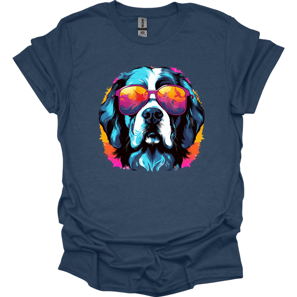 Saint Bernard - Top Dog T-Shirt - Heather Navy
