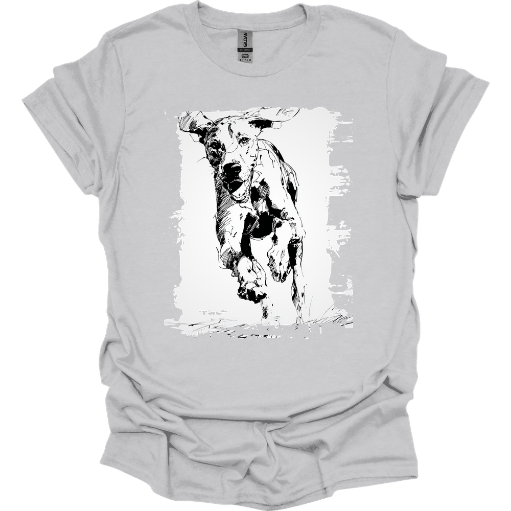Bracco Italiano - Running Dog T-Shirt - Ice Grey