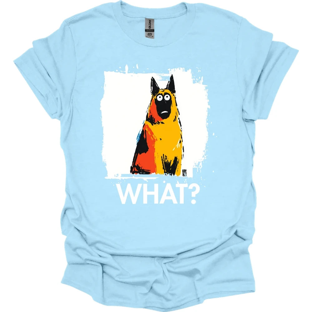 Belgian Malinois - What Dog T-Shirt - Light Blue