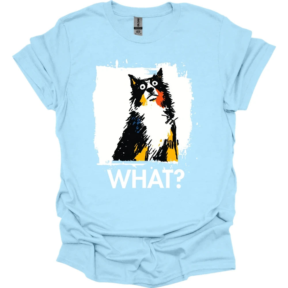 Border Collie - What Dog T-Shirt - Light Blue
