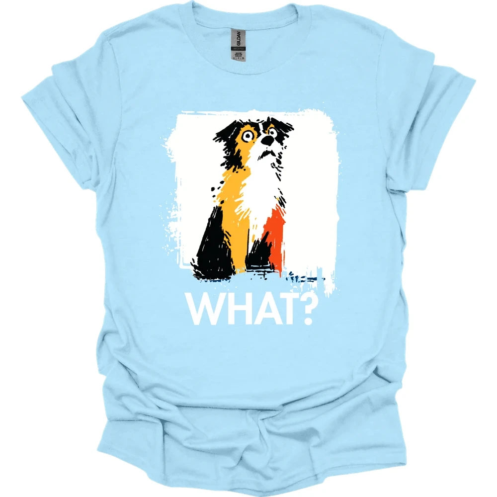 Brittany - What Dog T-Shirt - Light Blue