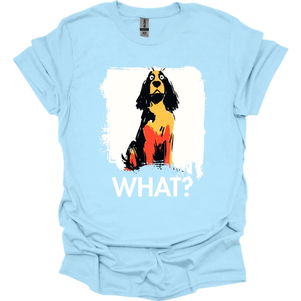 Cocker Spaniel - What Dog T-Shirt - Light Blue