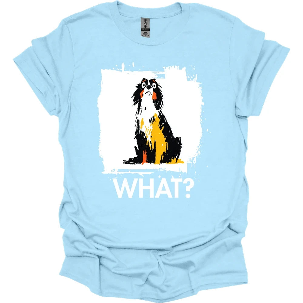 English Springer Spaniel - What Dog T-Shirt - Light Blue