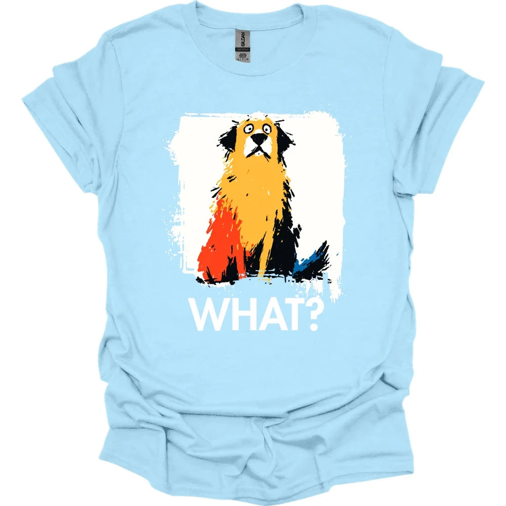 Golden Retriever - What Dog T-Shirt - Light Blue
