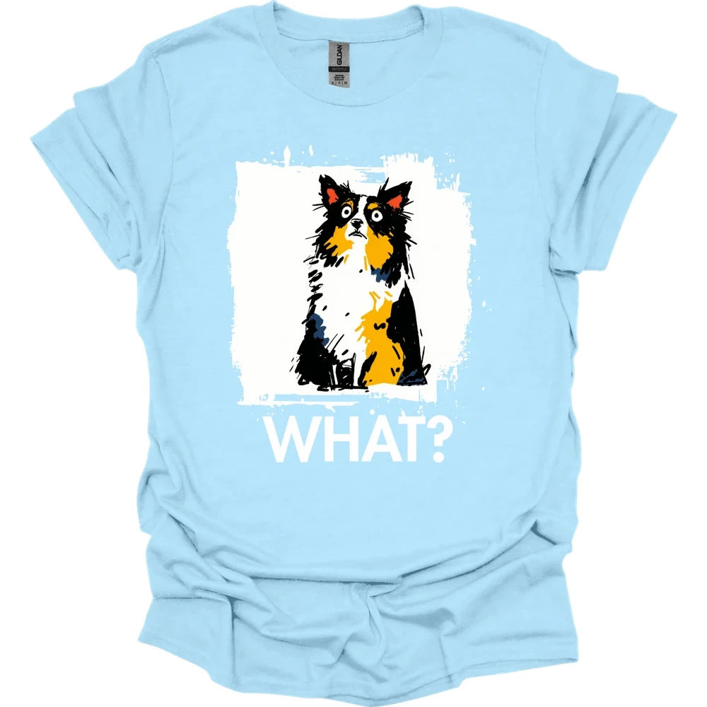 Papillon - What Dog T-Shirt - Light Blue