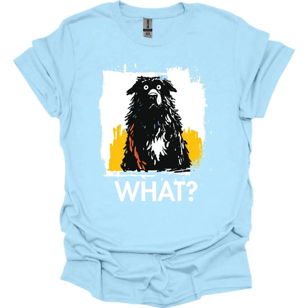 Newfoundland - What Dog T-Shirt - Light Blue
