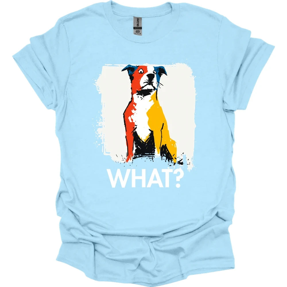 Pitbull - What Dog T-Shirt - Light Blue