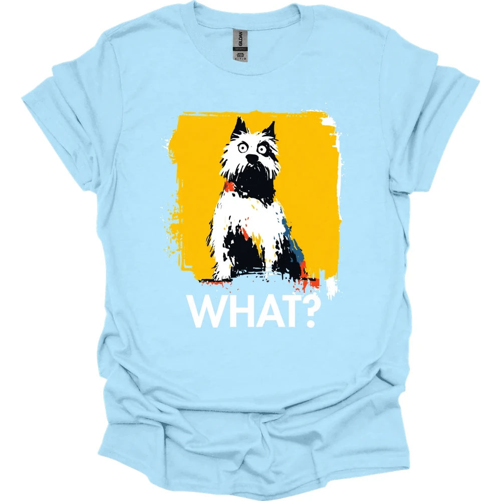 West Highland White Terrier - What Dog T-Shirt - Light Blue