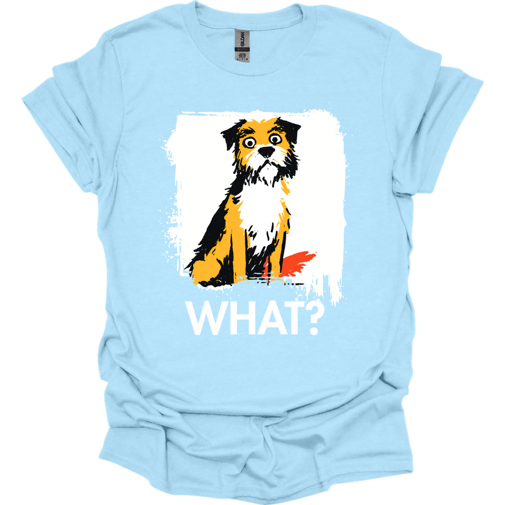 Border Terrier - What Dog T-Shirt - Light Blue