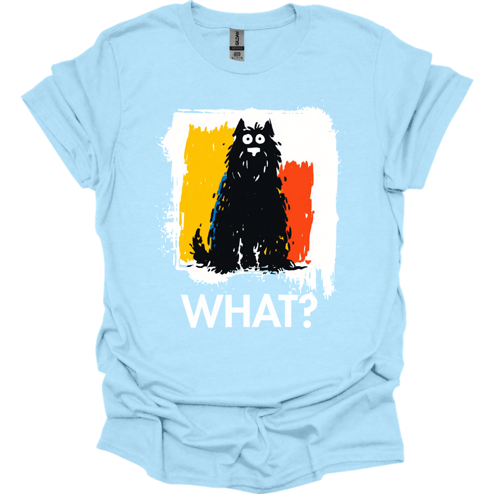 Bouvier Des Flanders - What Dog T-Shirt - Light Blue